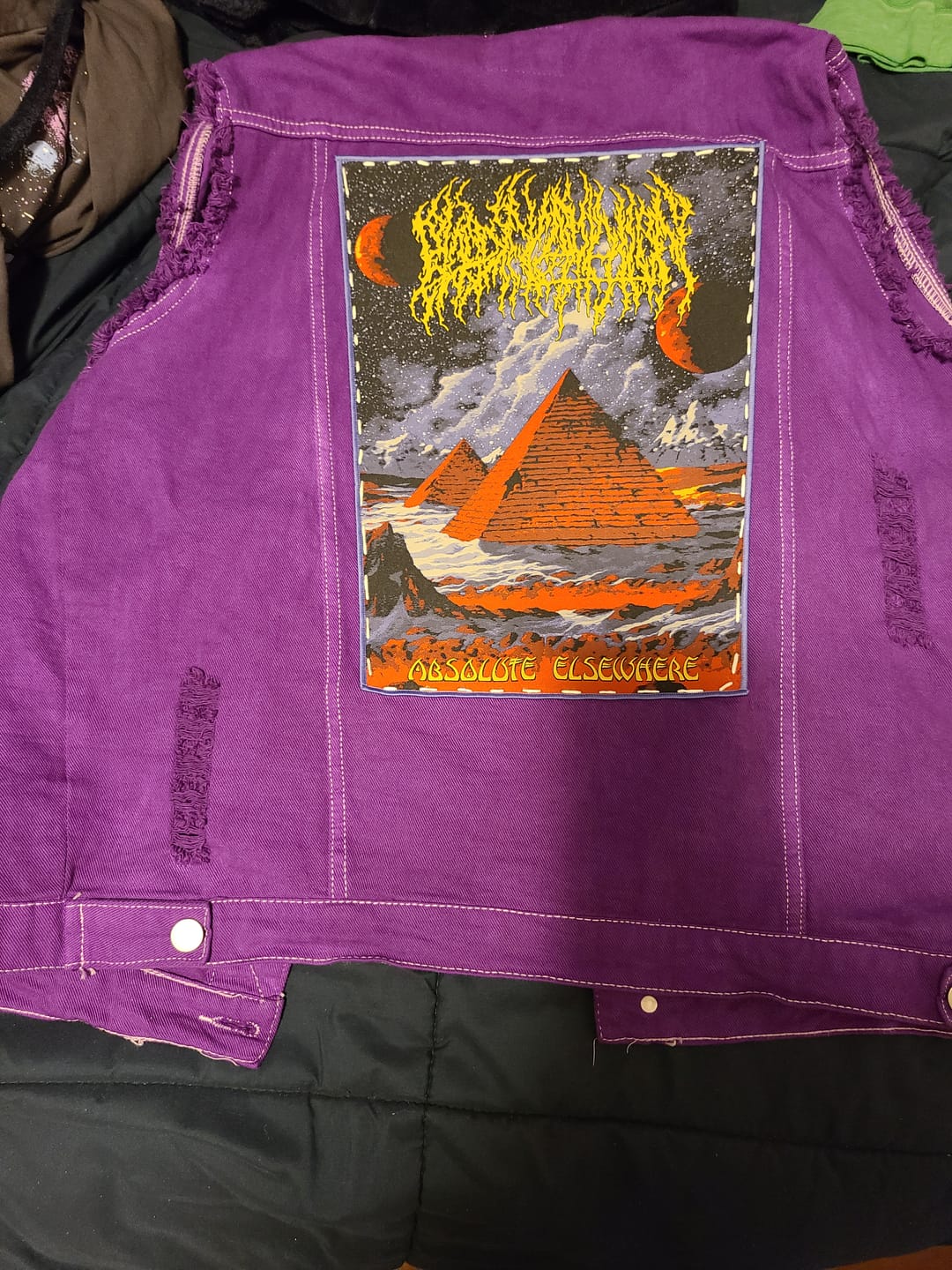 Customer photo review of Blood Incantation - Absolute Elsewhere - Backpatch