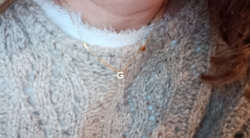 Customer photo review of Collana letter love