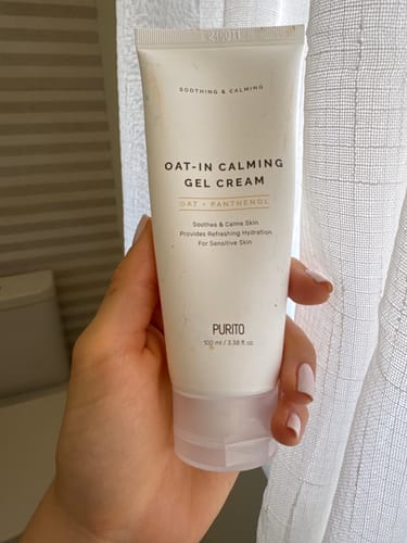 Customer photo review of Oat-in Calming Gel Cream