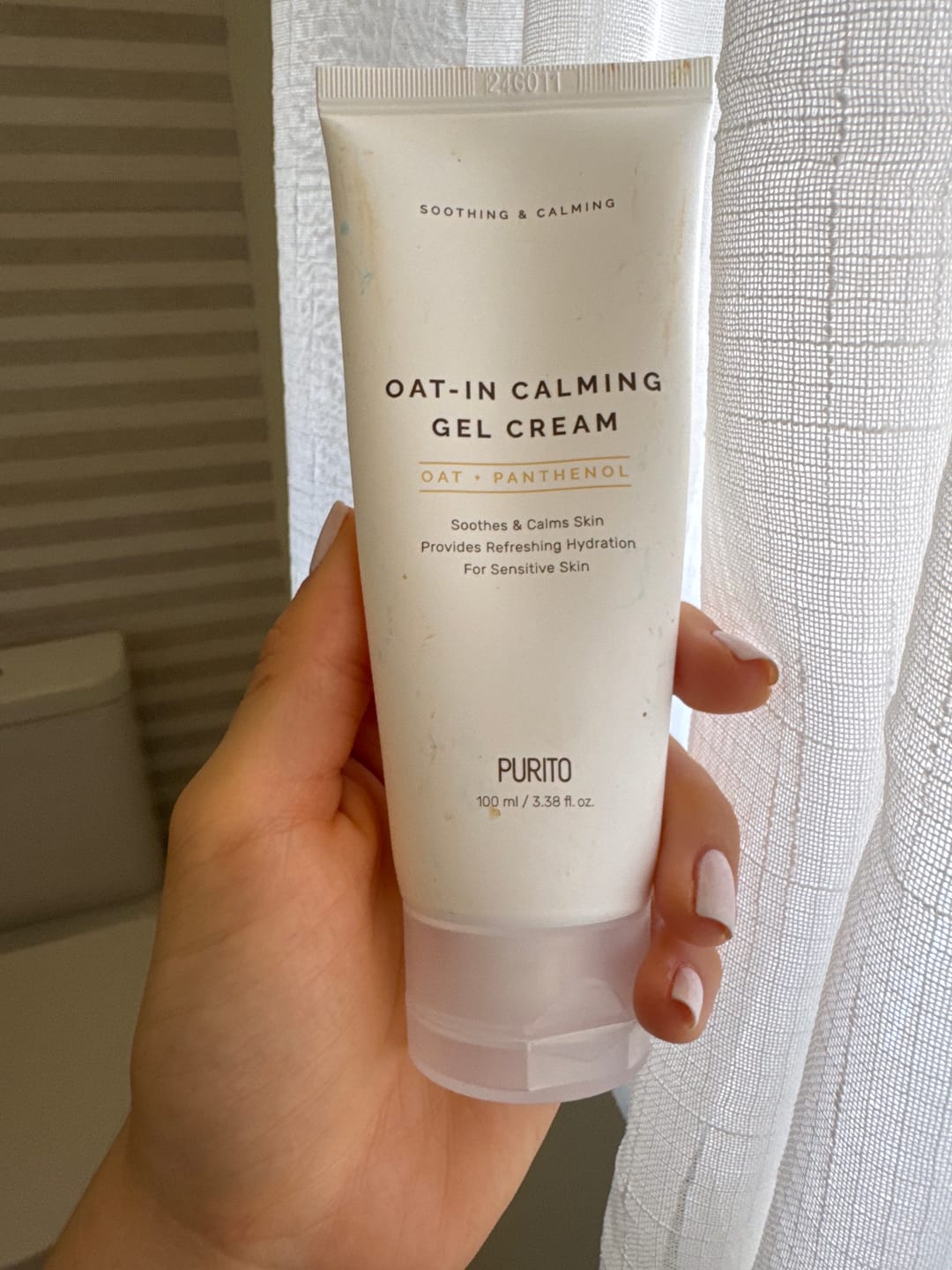 Customer photo review of Oat-in Calming Gel Cream
