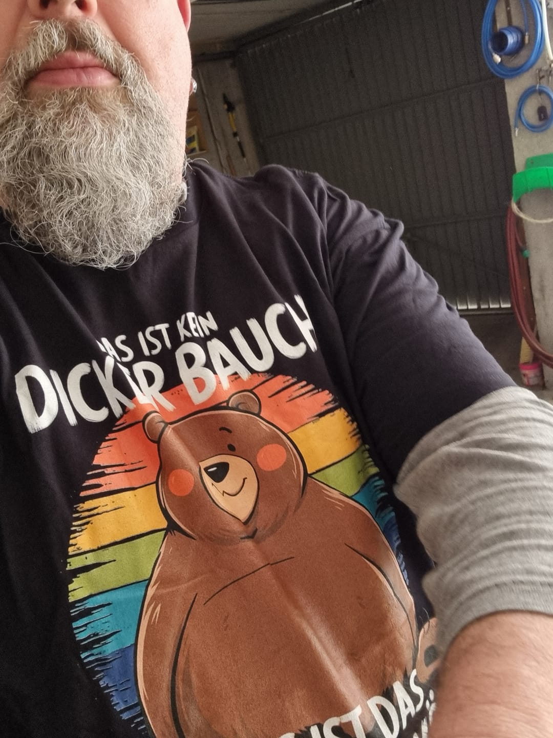 Customer photo review of Lustiges Geburtstags Shirt - Schonend Behandeln - Personalisierbares Herren T-Shirt