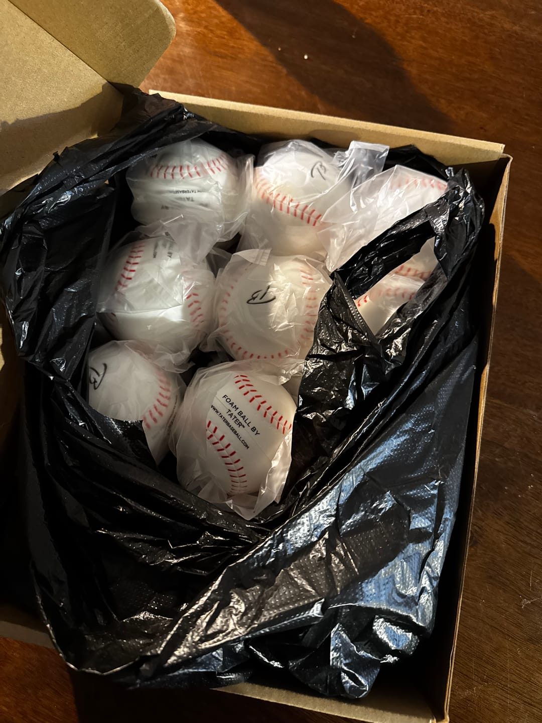 Customer photo review of Tater™ Foam Ball by Tater Baseball™