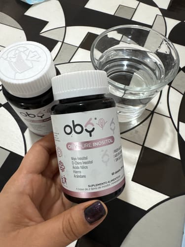 Customer photo review of Pack de 3 frascos: OBY Pure Inositol con Myo y D-Chiro Inositol + Ácido Fólico, Hierro y Extracto Arándano | Capsulas
