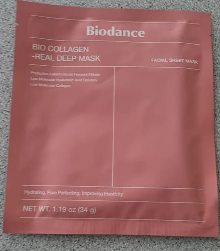 Customer photo review of BIODANCE Bio-Collagen Real Deep Mask veido kaukė
