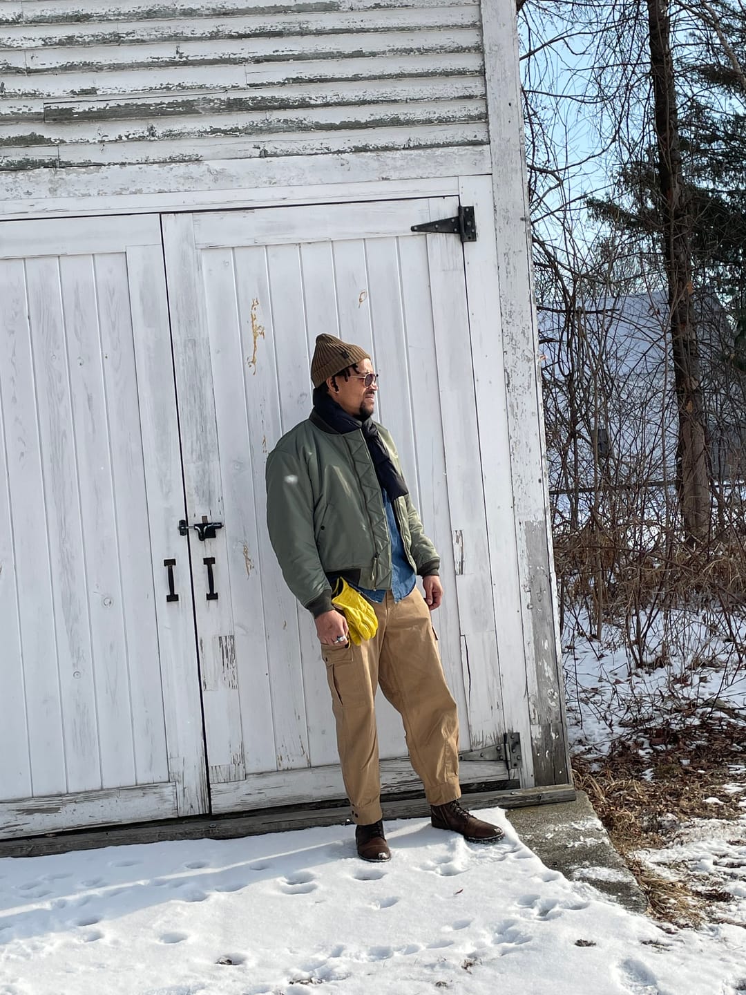 Customer photo review of 13 oz Cotton Twill Relaxed Fit Field Pants