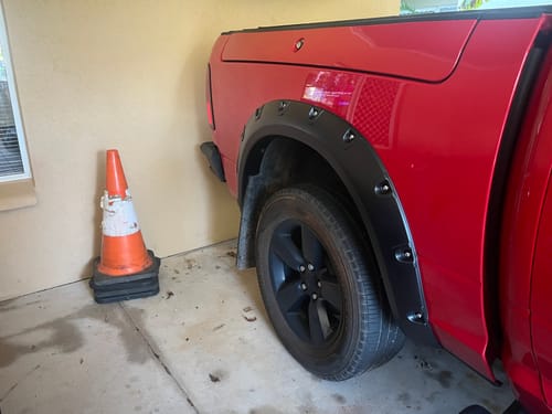 Customer photo review of Textured Fender Flares For Dodge RAM 1500 DS Classic 2009-2023