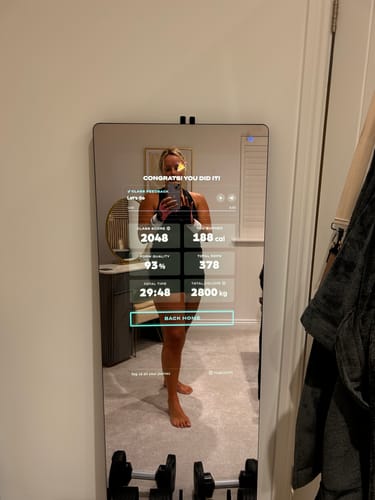 Customer photo review of MAGIC AI: Fitness Smart Mirror