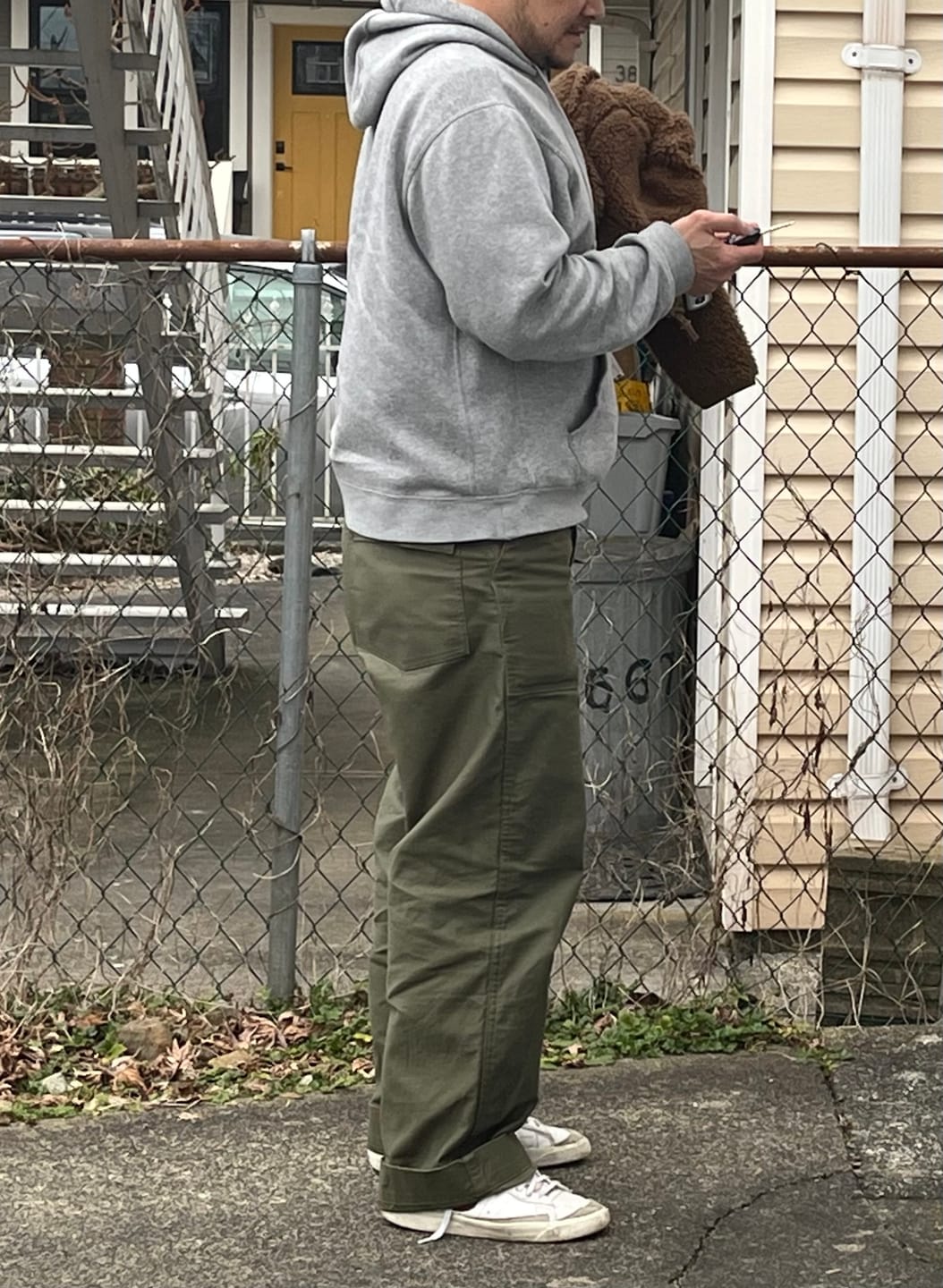 Customer photo review of Vietnam War OG-107 Utility Fatigue Pants