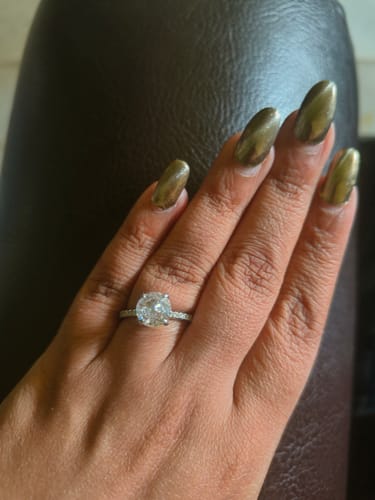 Customer photo review of 1000 YES' RING - Fine Silver