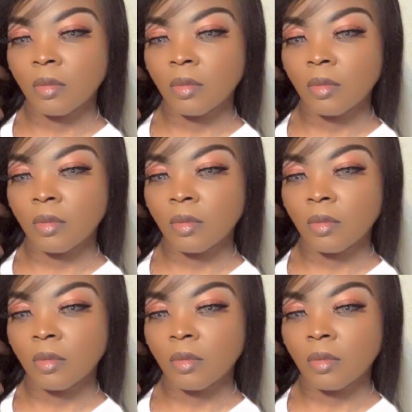 Customer photo review of Pixie Blue Prescription Coloured Contact Lenses
