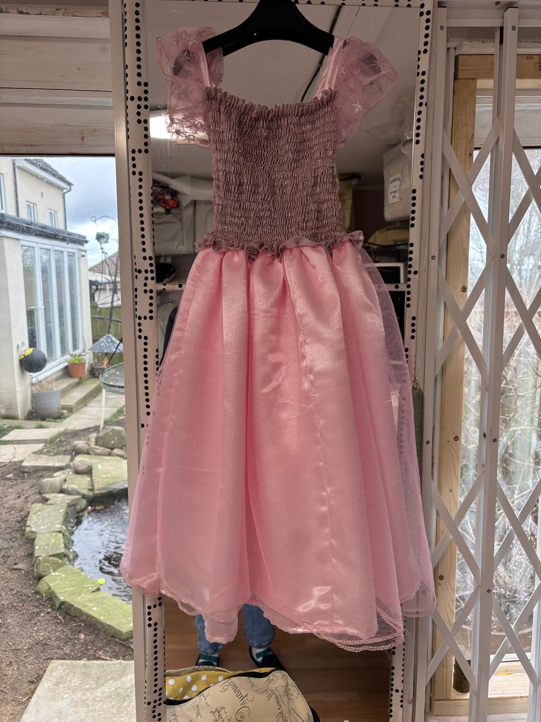 Customer photo review of Plain Dress Net Fabric