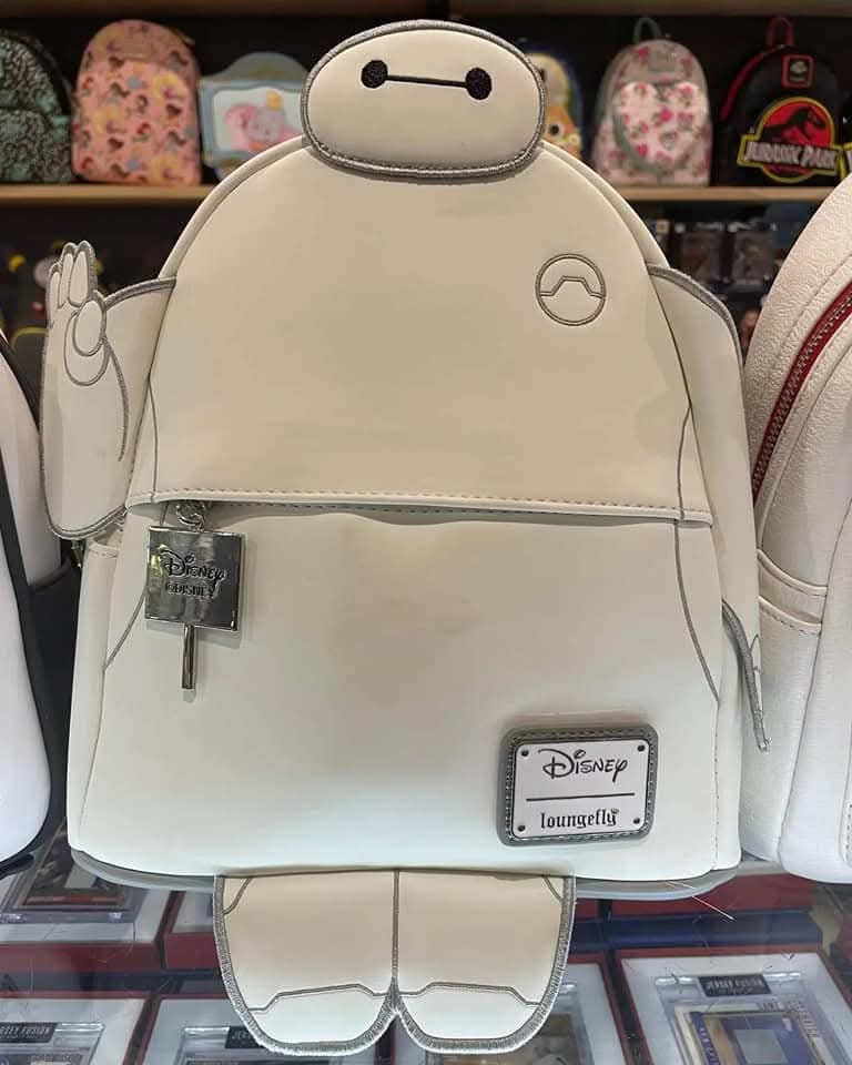 Customer photo review of Loungefly Disney Glow in the Dark Talking Baymax Mini Backpack - 707 Street Exclusive