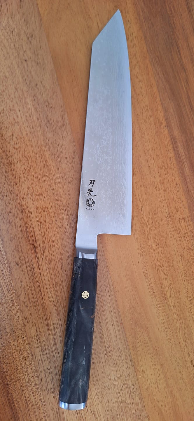 Customer photo review of Gyuto - Maple Burl