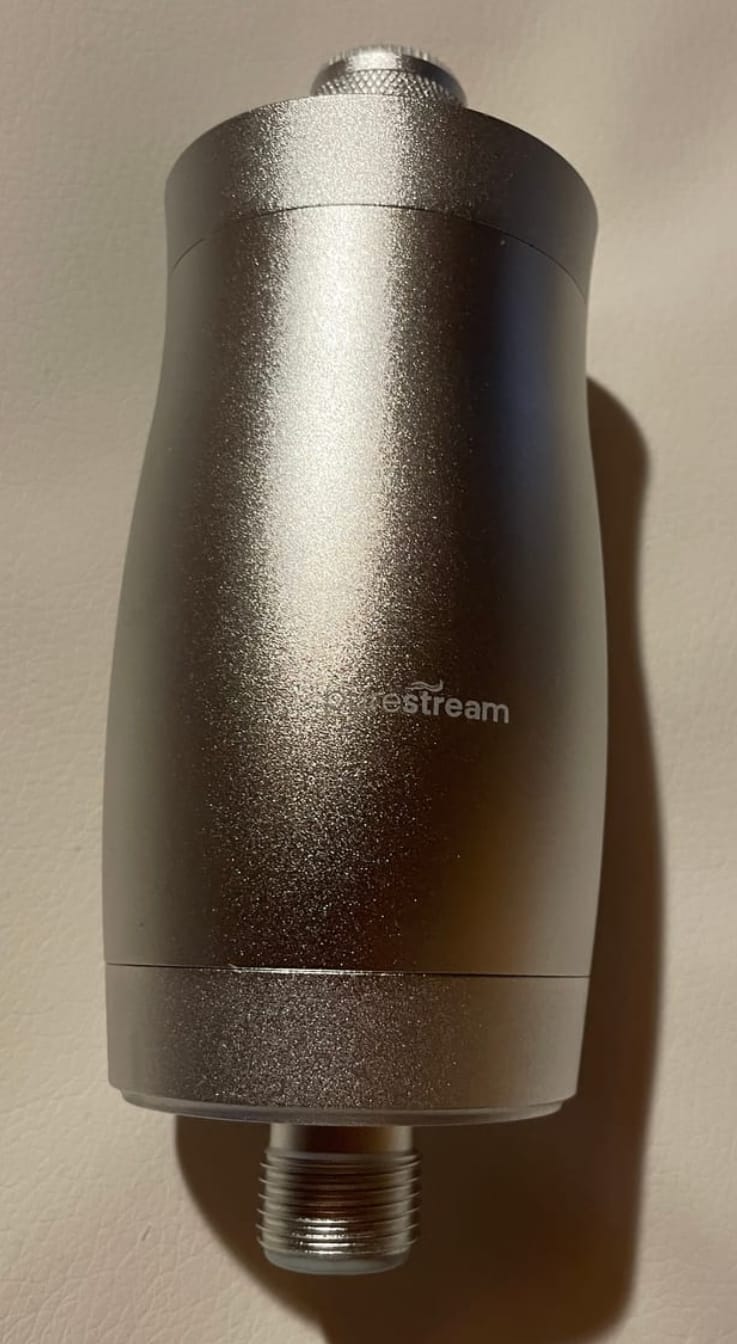 Customer photo review of PureStream Aquapure - Universeller hochleistungs Dusch- und Badewasserfilter