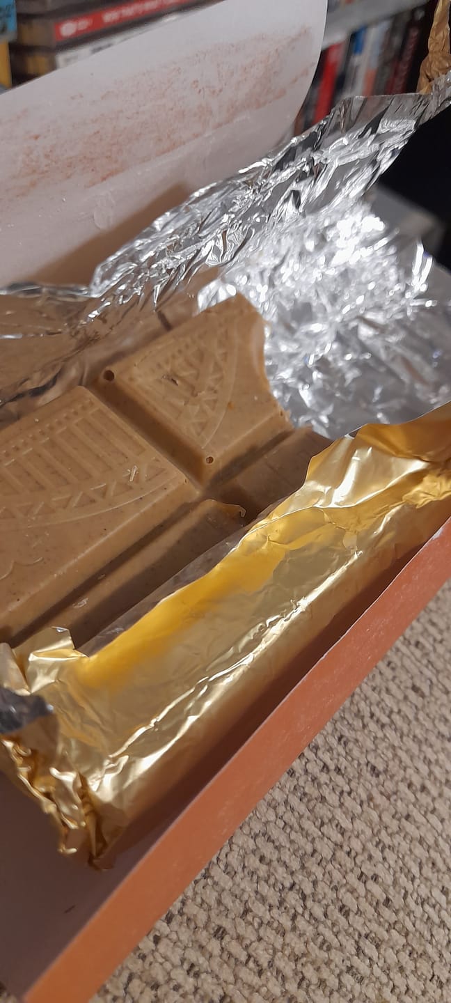 Customer photo review of Coffee and Stroopwafel Bizarre Bar 195g