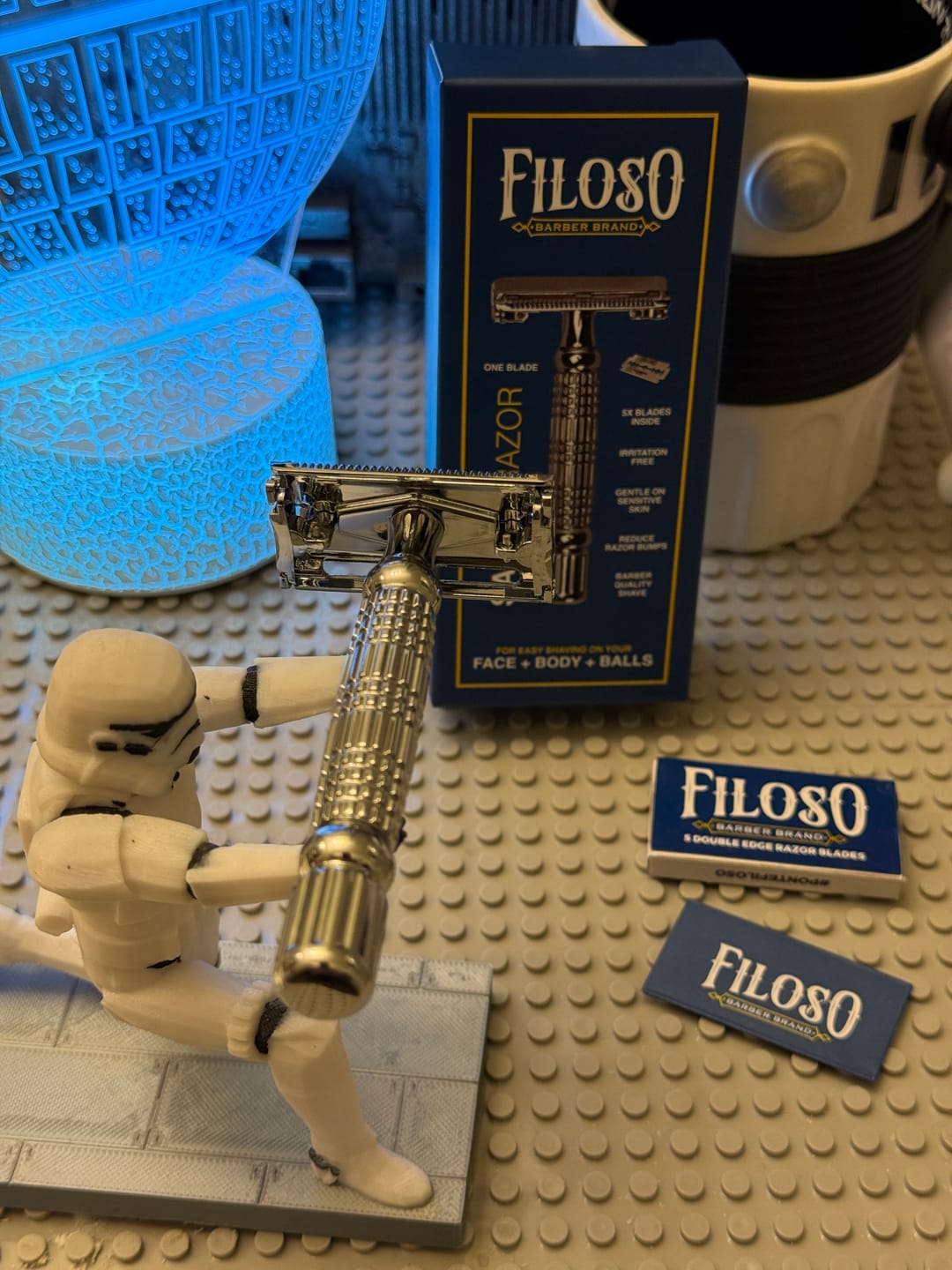 Customer photo review of Filoso Razor Blades