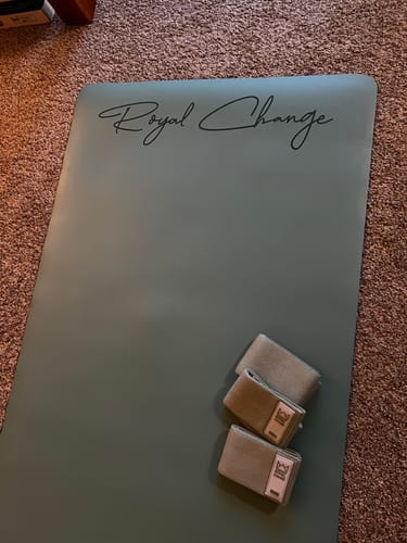 Customer photo review of Royal Change Yoga Mat | 5MM