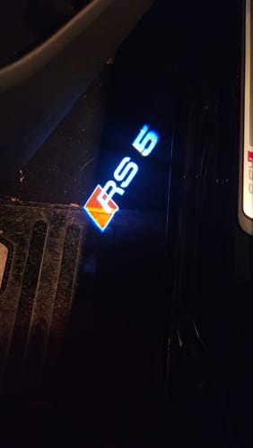 Customer photo review of AUDI DOOR LIGHTS
