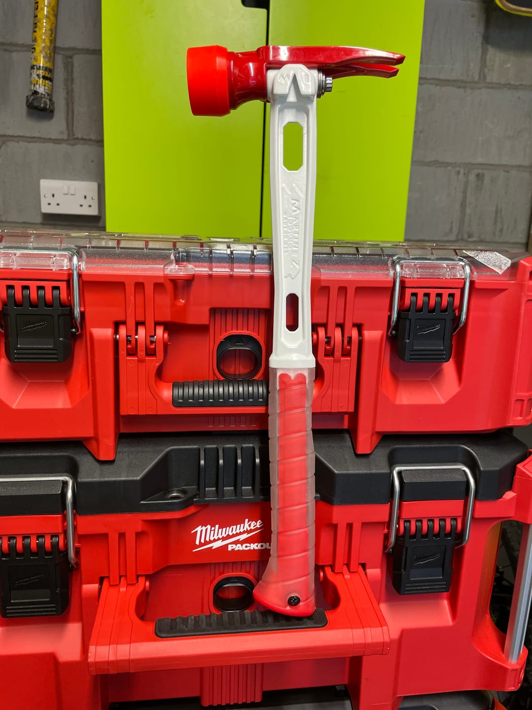 Customer photo review of Martinez Tools | Clear Overlay Hammer Grip
