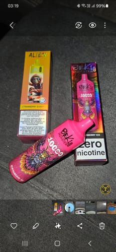Customer photo review of Beki - Monster - 10000 bouffées - 0% de nicotine - Puff Jetable / Disposable
