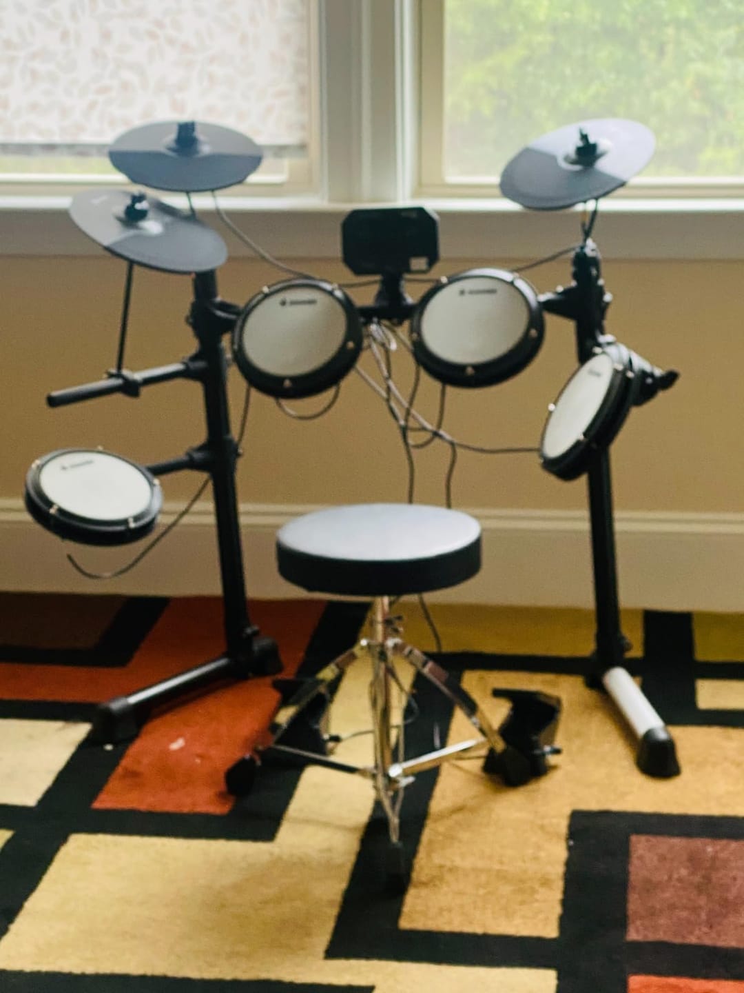 Customer photo review of Batterie électrique Donner DED-80 5 tambours et 3 cymbales