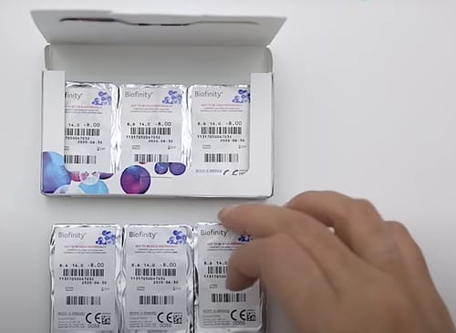 Customer photo review of Lentes de Contato Biofinity Toric