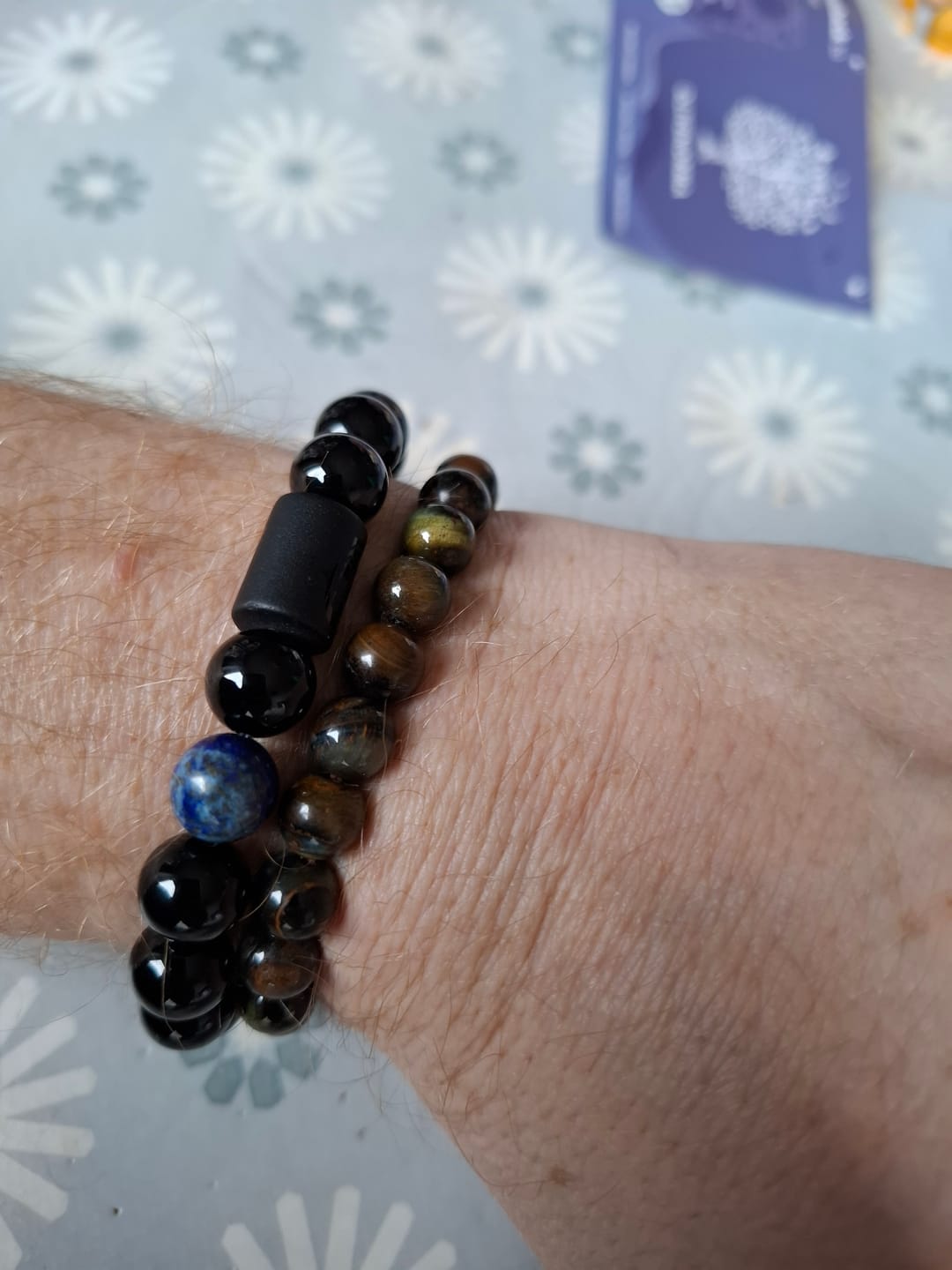 Customer photo review of Olivenorma Obsidian Zodiac Lucky Bracelet