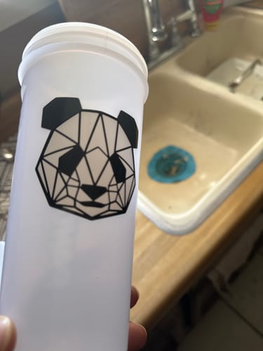 Customer photo review of New Black & White Original Panda Head Shaker