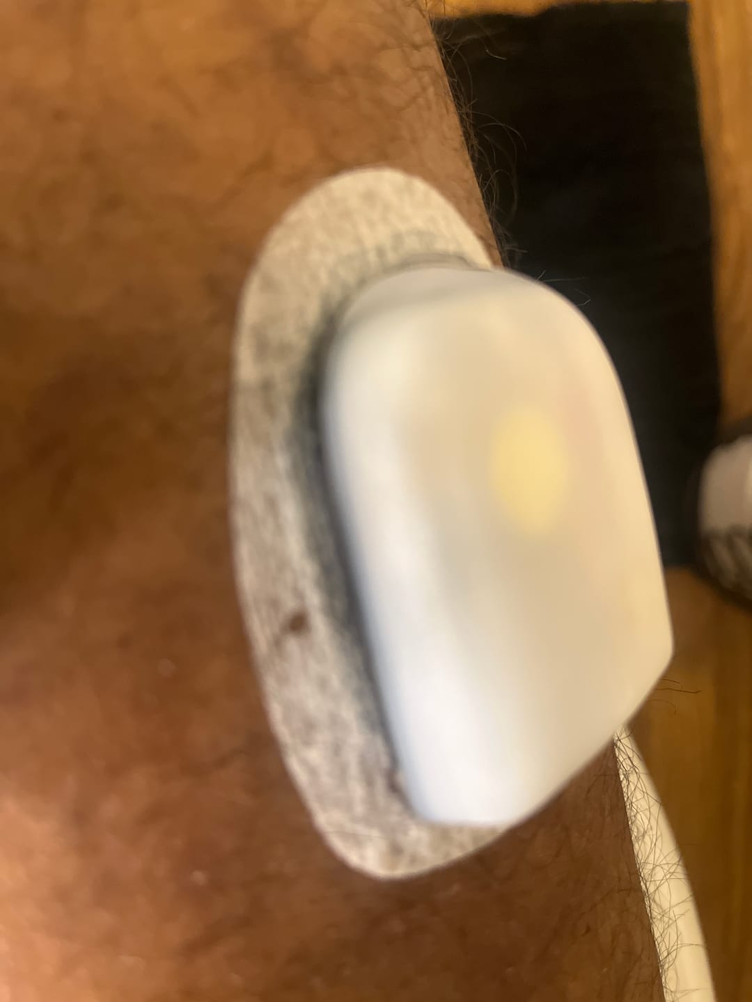 Customer photo review of Skin Defender Reusable Non-Adhesive Barrier - 5 Pack