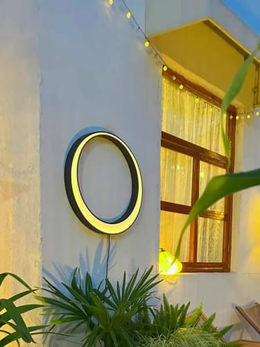 Customer photo review of VZ Jamoole - Moon Outdoor Wall Light Modern IP65 Waterproof