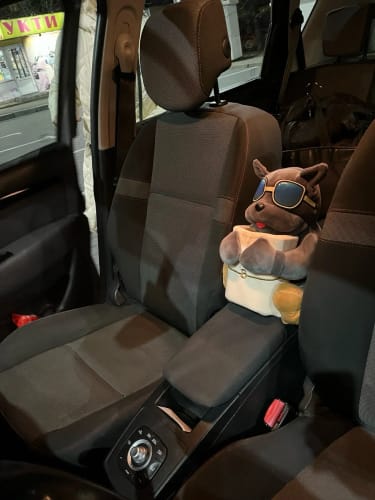 Customer photo review of Konsolen Buddy - Dein kleiner Helfer im Auto
