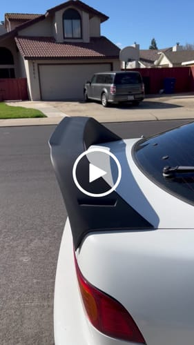 Customer video review of Rear Spoiler + Black Emblem Pair | For Acura Integra 3dr MUGEN Style (1994-2001)