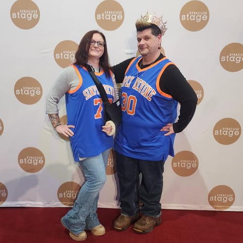 Customer photo review of Custom Royal Orange-White Classic Tops Basketball Jersey