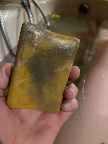 Customer photo review of 6% Lavendel & Kamille Haarseife (Regeneration & Tiefenpflege)