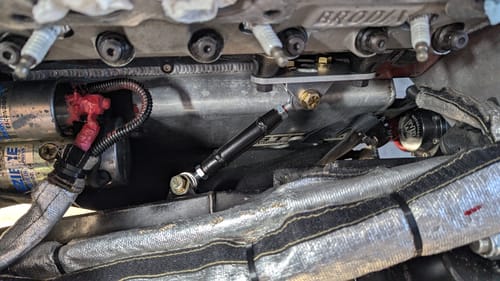 Customer photo review of Motion Raceworks SBC BBC Chevrolet Engine Travel Limiters (for use with Motor and Mid Plate)