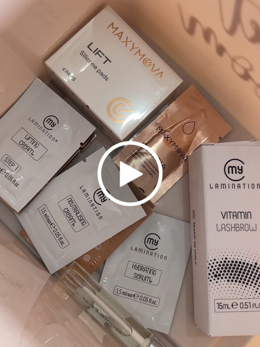 Customer video review of Vitamin Lash Serum | My Lamination