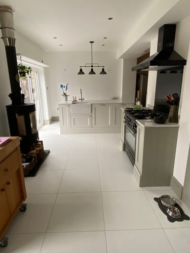 Customer photo review of Industrial Kitchen 3-Light Bar Dome Pendant Light