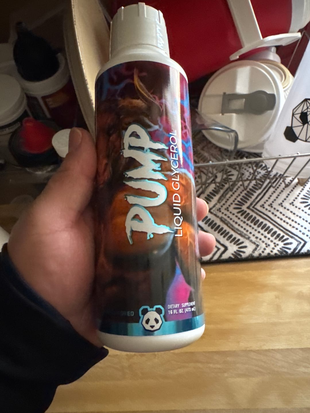 Customer photo review of PUMP - Liquid Glycerol (Stim Free) - UNFLAVORED