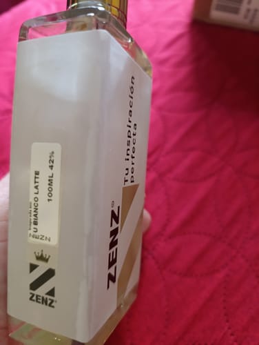 Customer photo review of Perfume Inspirado en U BIANCO LATTE zenz