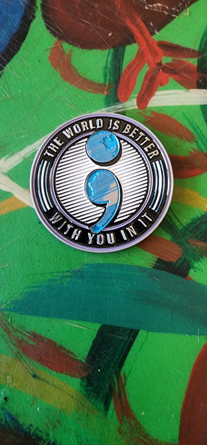 Customer photo review of You Belong Here - Challenge Coin