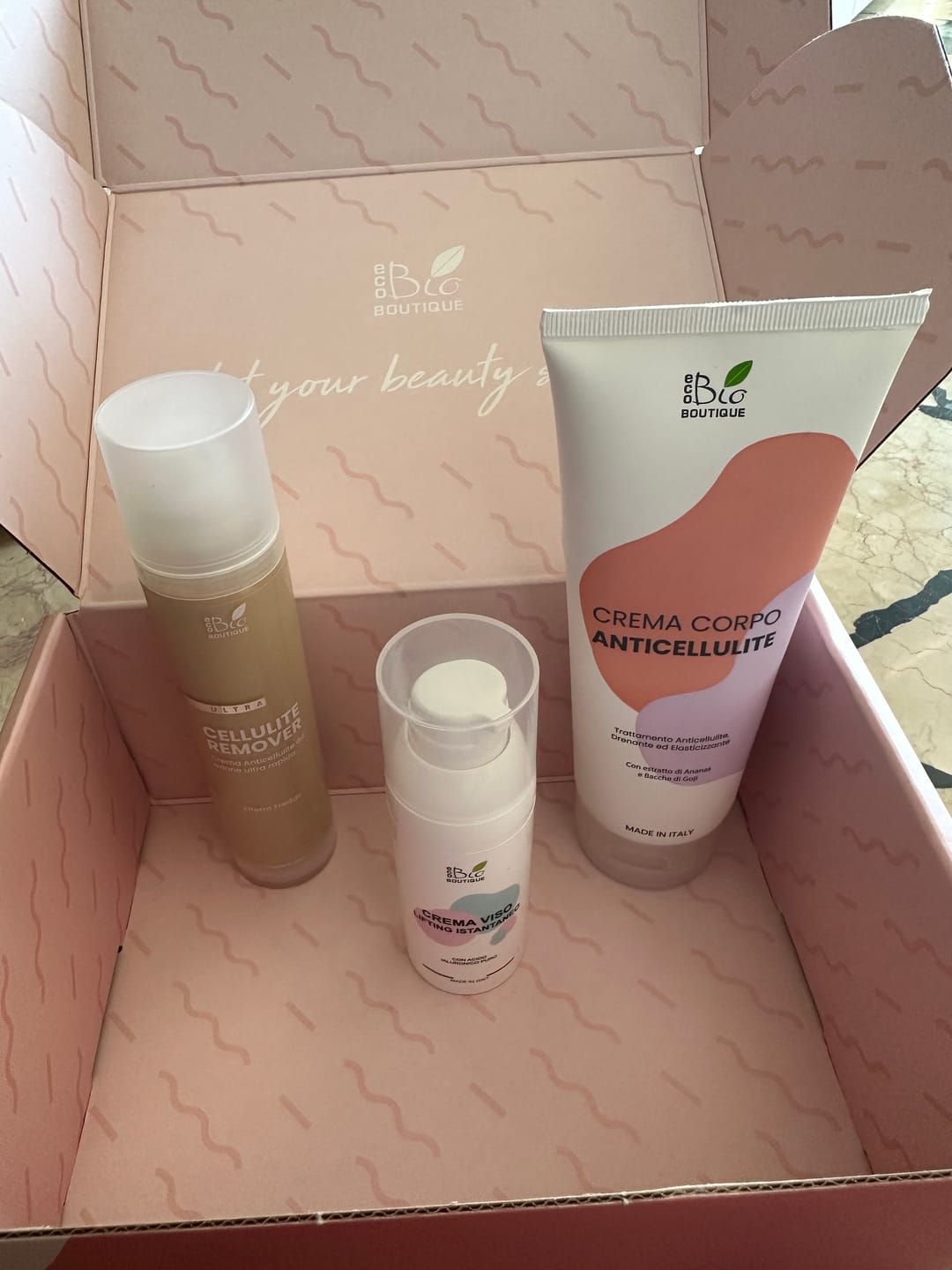 Customer photo review of Crema Corpo Anticellulite
