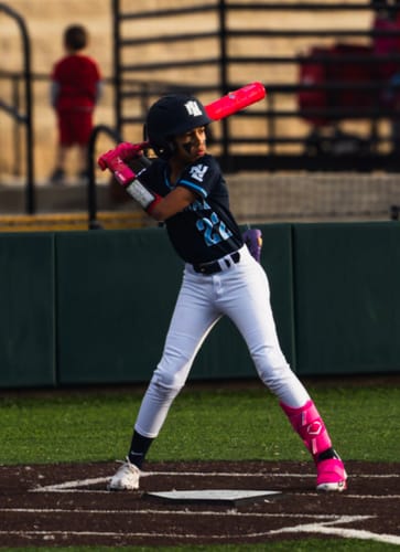 Customer photo review of Jax Batting Gloves | Pink | Strap Cuff