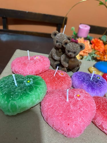 Customer photo review of Molde Corazón Flor Encaje