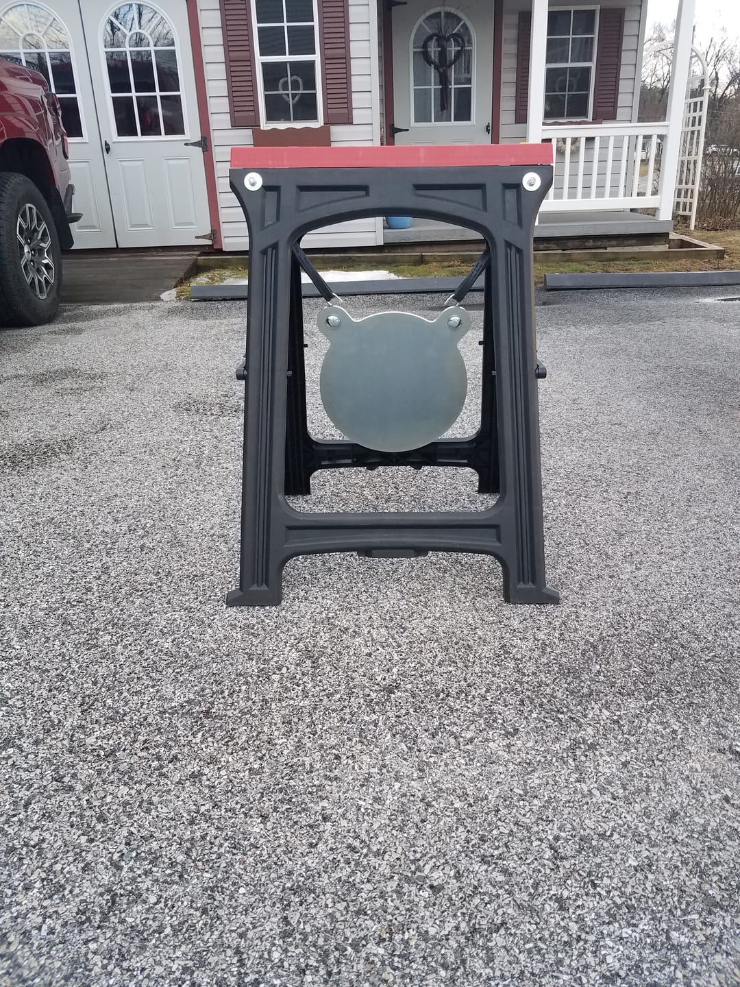 Customer photo review of AR500 Hanging Gongs