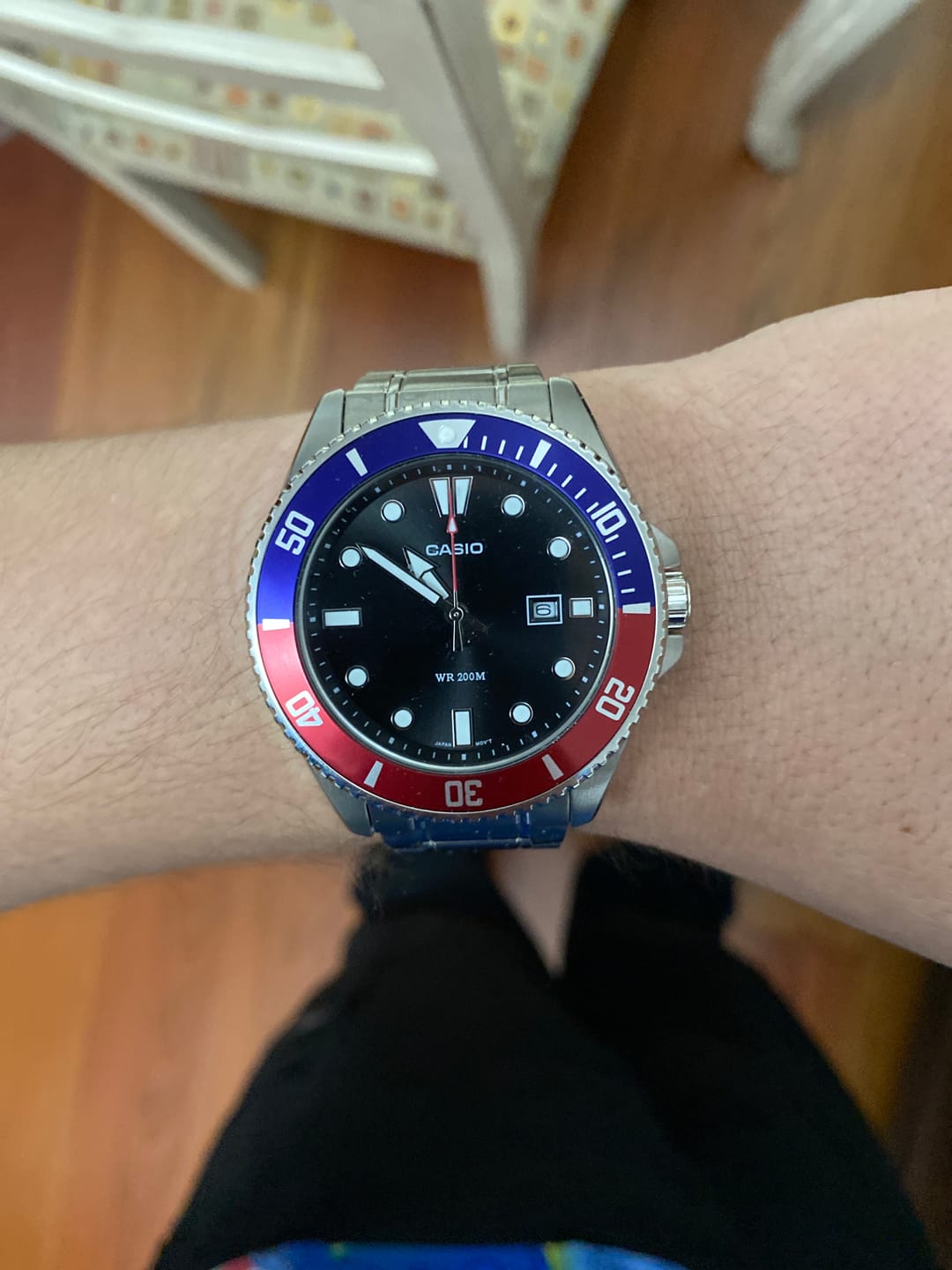 Customer photo review of Reloj Casio Submariner Marlin Duro MDV-107D-1A3VDF Pepsi Buceo