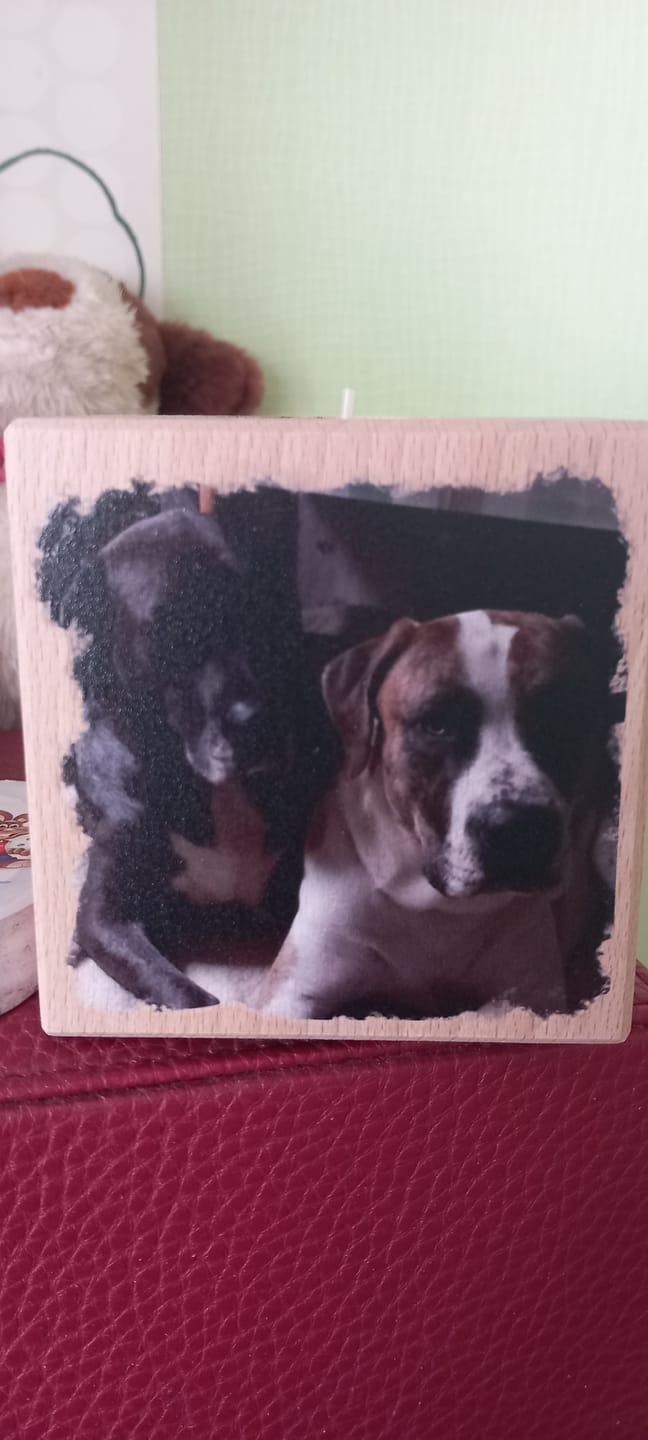 Customer photo review of Dein Foto - Individueller Kerzenwürfel