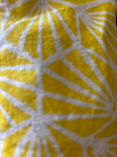 Customer photo review of Scented Eye Pillow - Yellow Fan