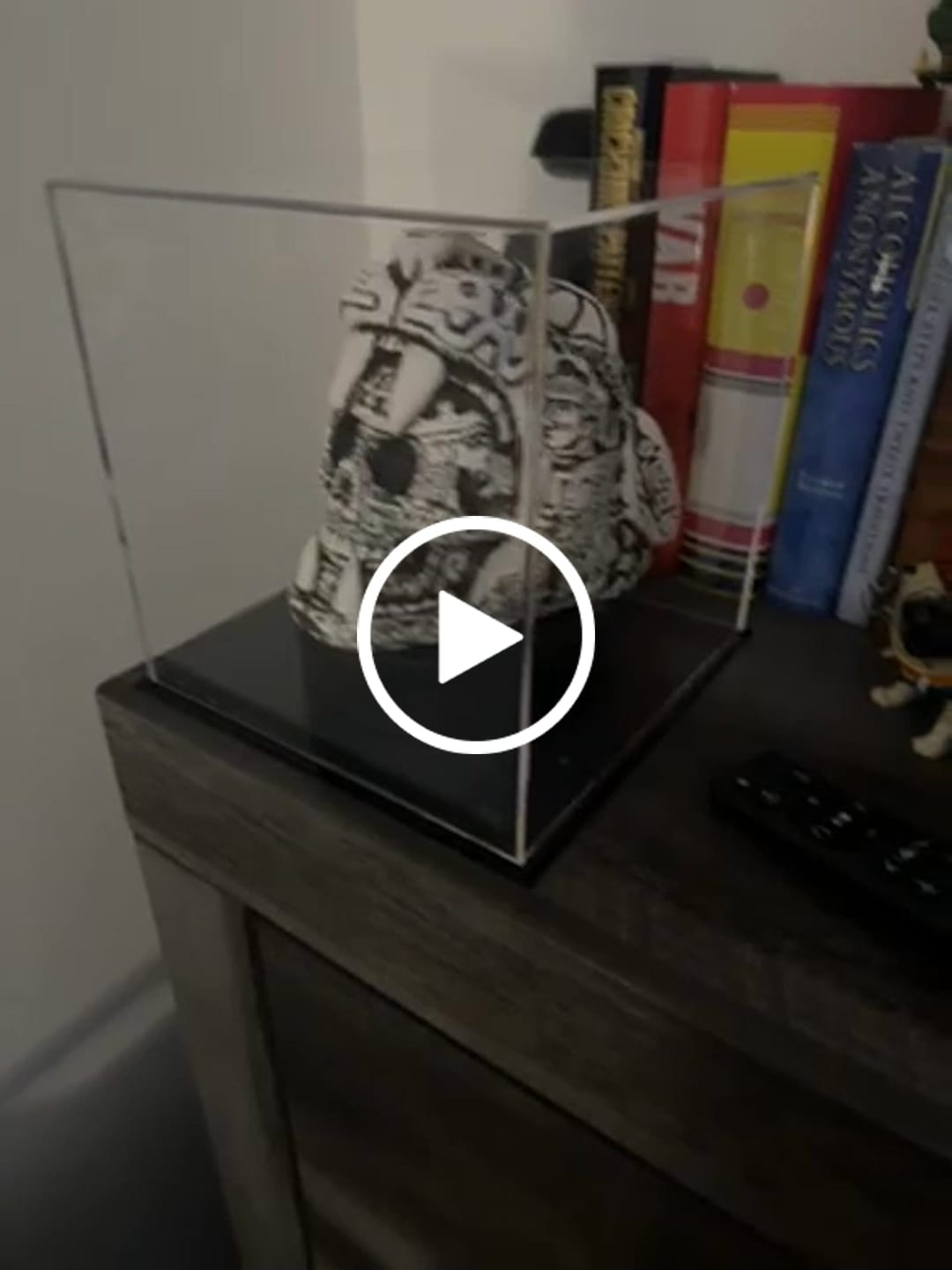 Customer video review of Versatile Acrylic Display Cases with Double Sheet Base with Clear Case