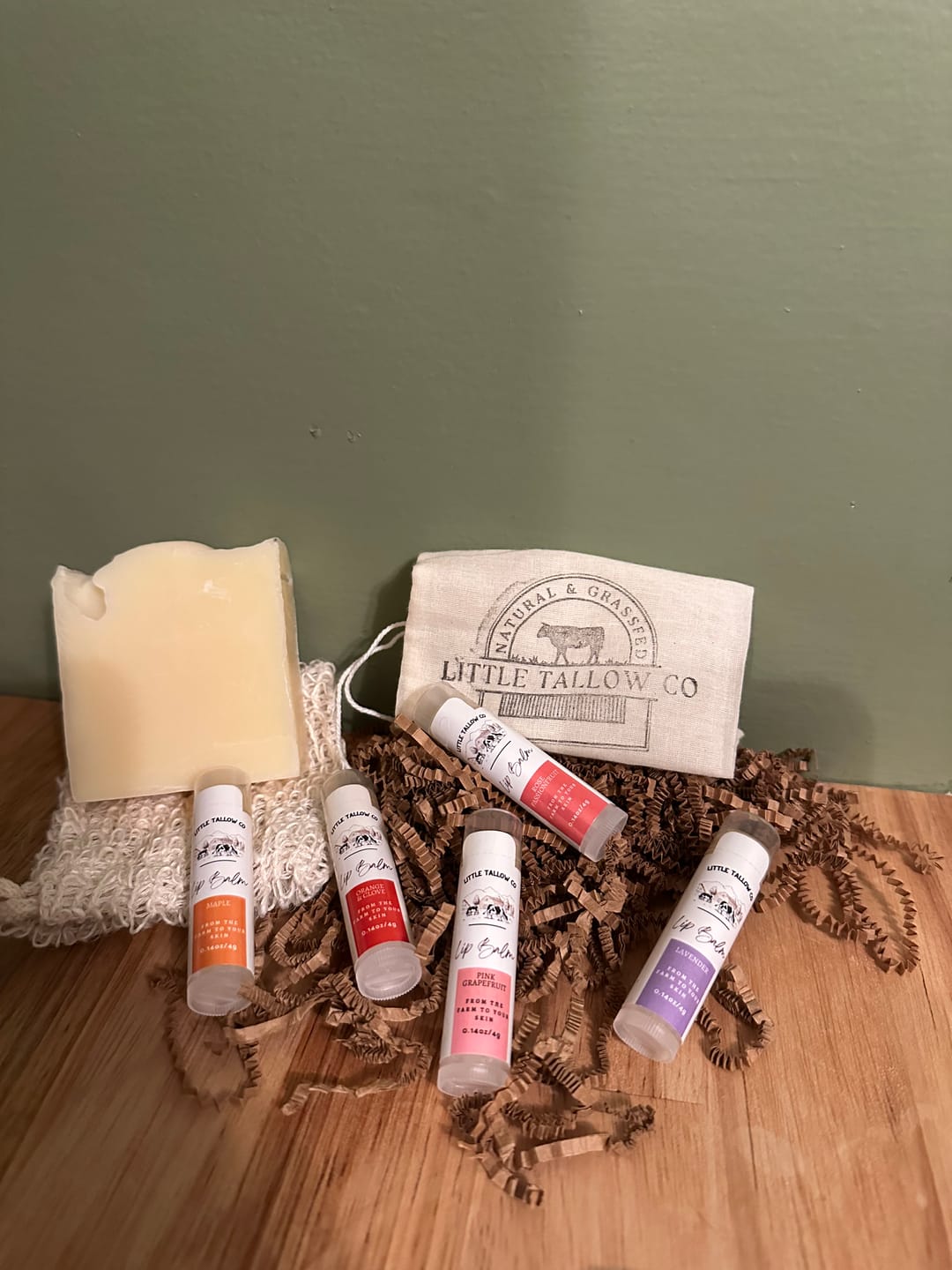 Customer photo review of Handmade Tallow Soap