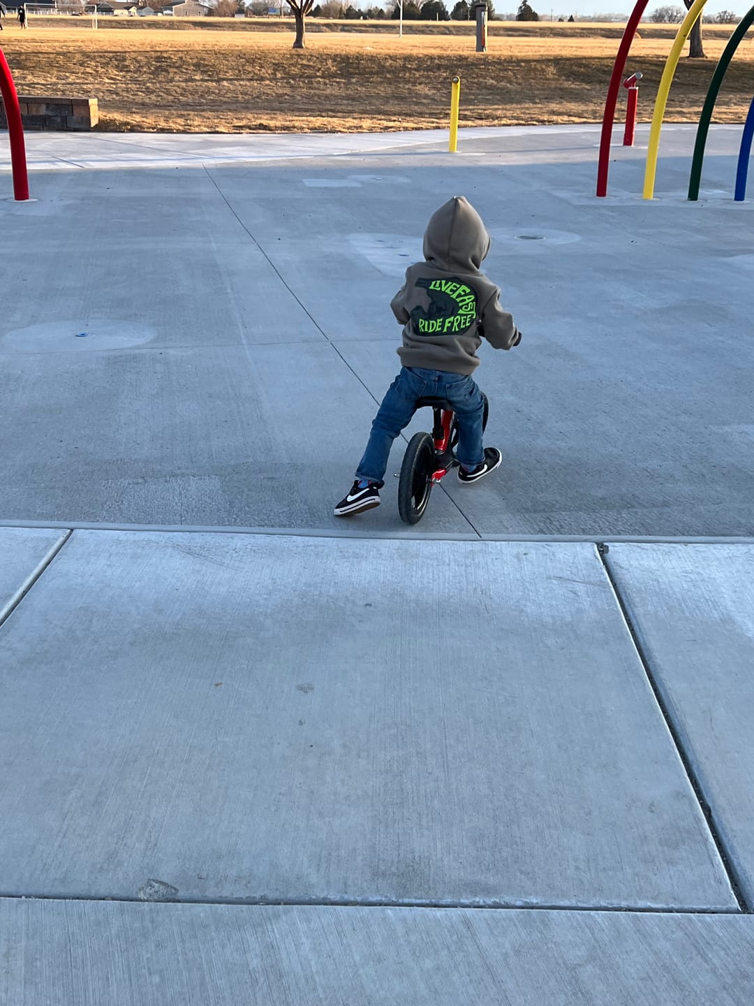 Customer photo review of Live Fast Ride Free - Hoodie